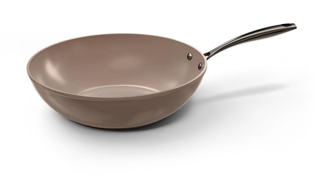 Cook & Pan Taupe of Mind Wokpan 30 cm