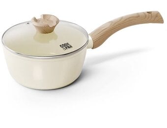 Cook & Pan Go Ivory Steelpan met deksel 18 cm