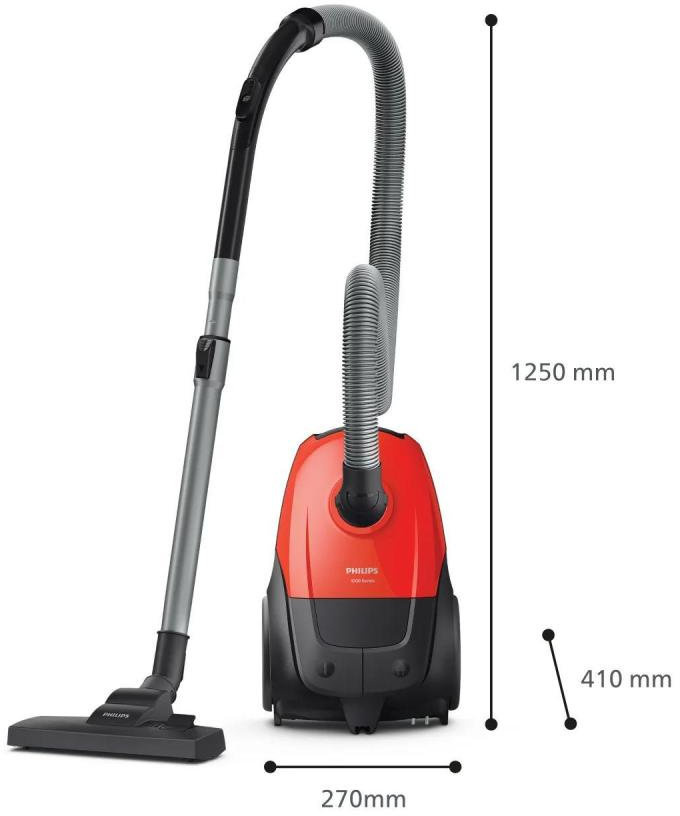 Philips 1000 Series XD1111/10 - Stofzuiger met zak