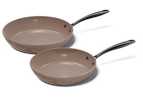 Cook and Pan Taupe of Mind 2-delige Koekenpannenset