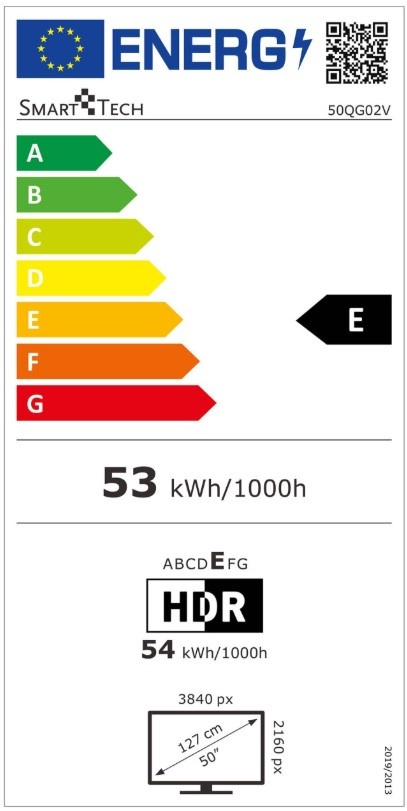 Smart Tech 50QG02V - QLED TV