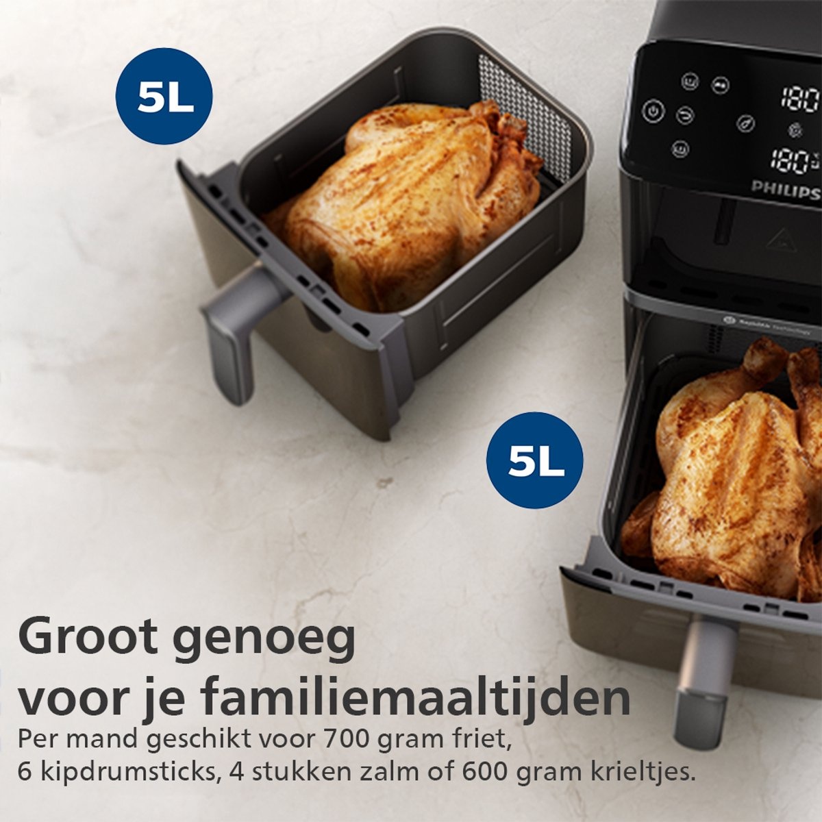Philips Series 4000 Dual Stacked NA461/00 - Airfryer