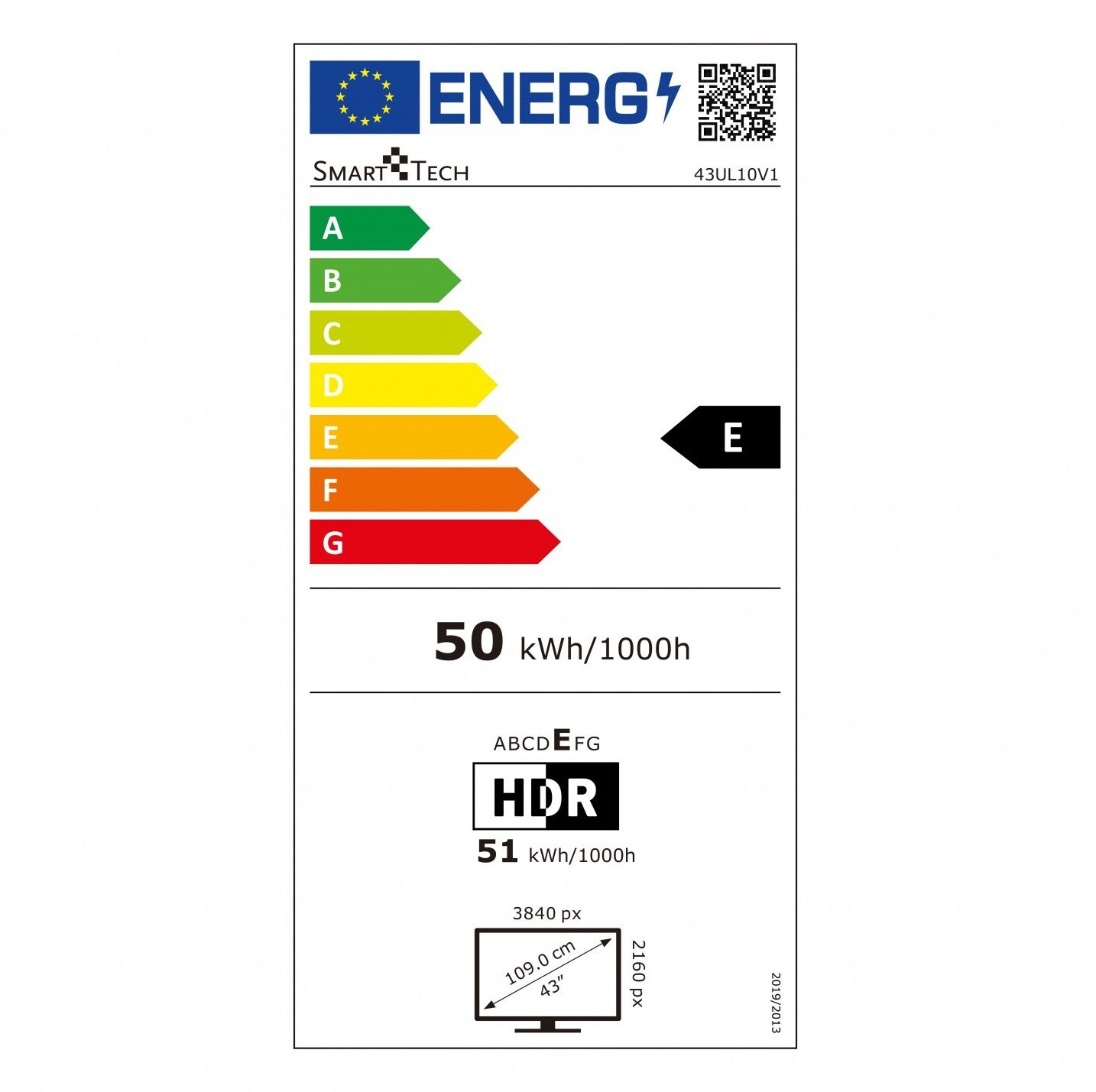 Smart Tech 43UV10V1 - LED TV