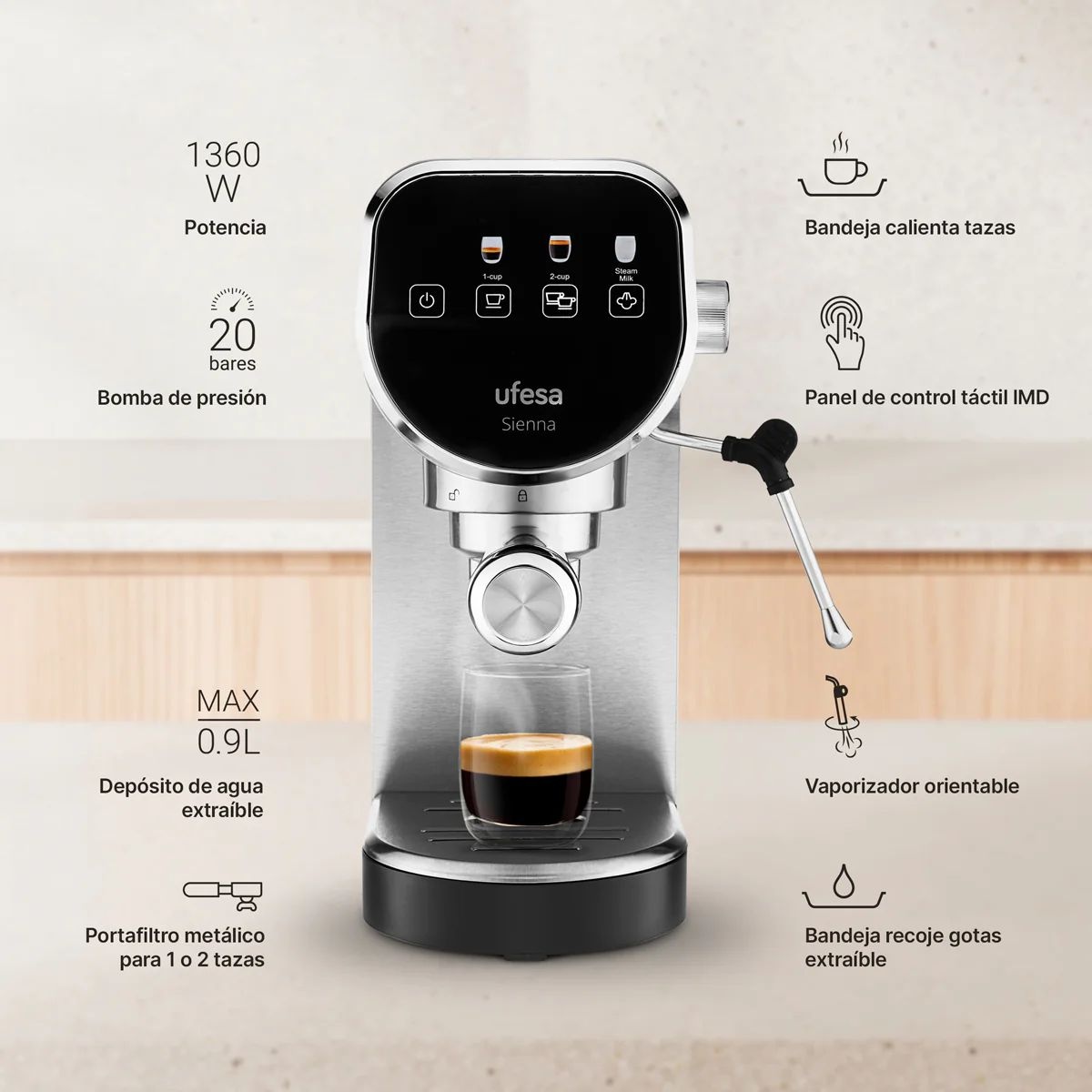 Ufesa Sienna - Koffiemachine