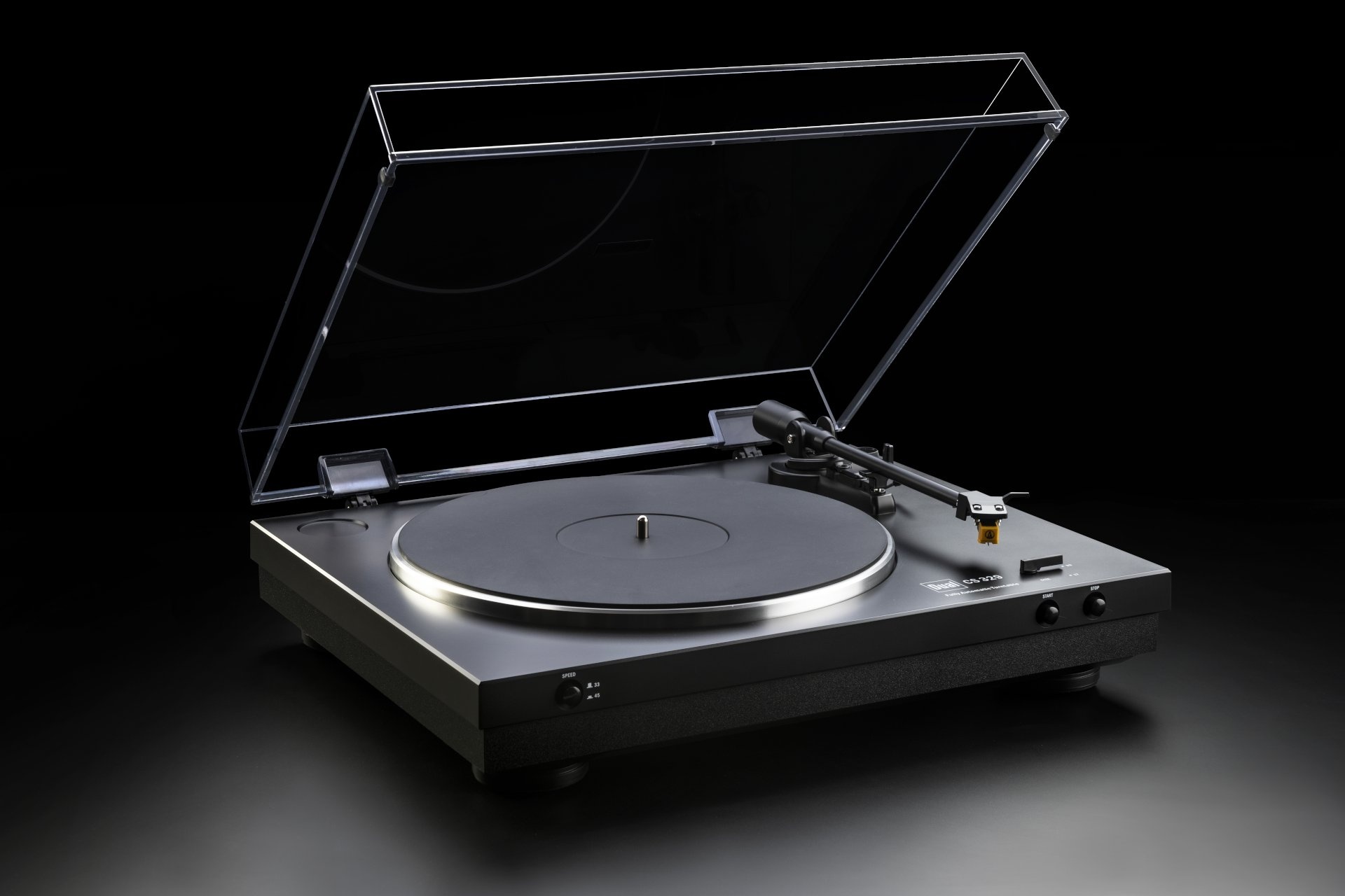 Dual CS 329 Zwart - Platenspeler