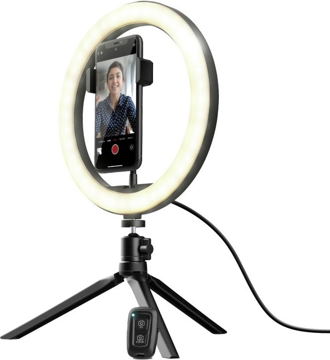 Trust Maku Vloggingkit ringlamp