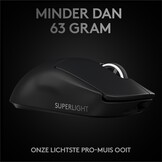 Logitech G Pro X Superlight Zwart - Gaming Muis