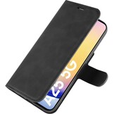 Just In Case Samsung Galaxy A25 Premium Wallet Folio Zwart - Telefoonhoesje