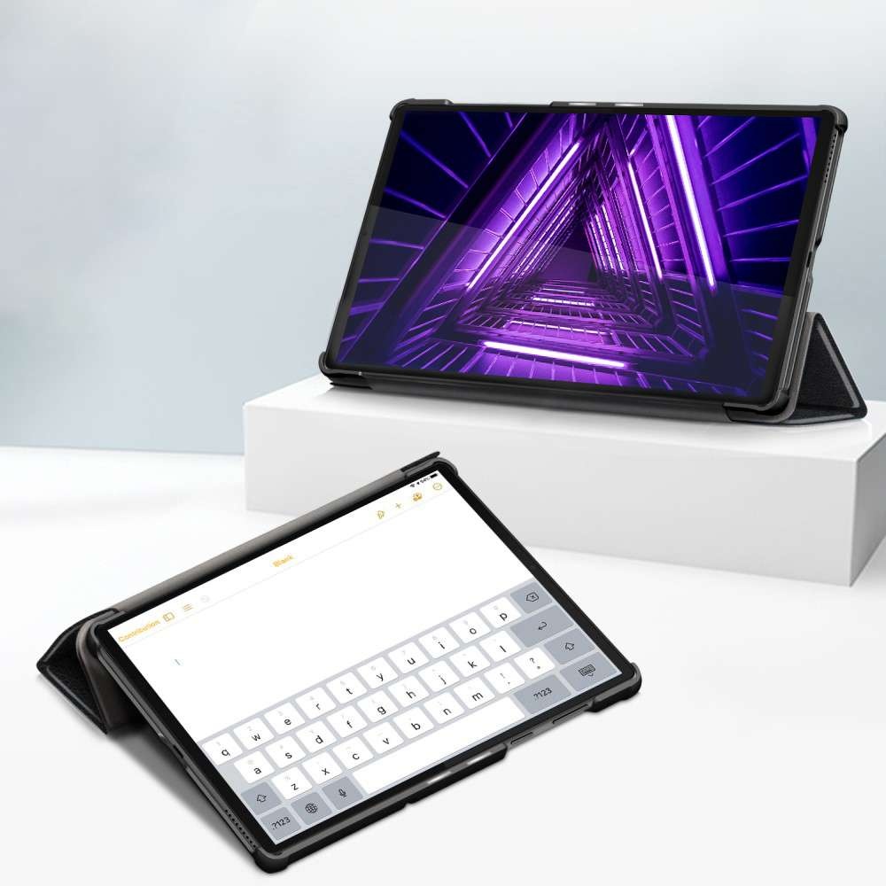 Just in Case Smart Tri-Fold Case - Lenovo M10HD - Zwart - Tablethoes