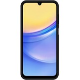 Just In Case Samsung Galaxy A15 TPU Rubber Case Zwart - Telefoonhoesje