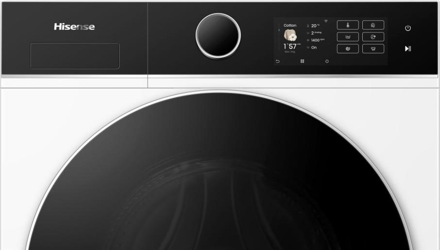 Hisense WD5I8043BWF - Was-droogcombinatie