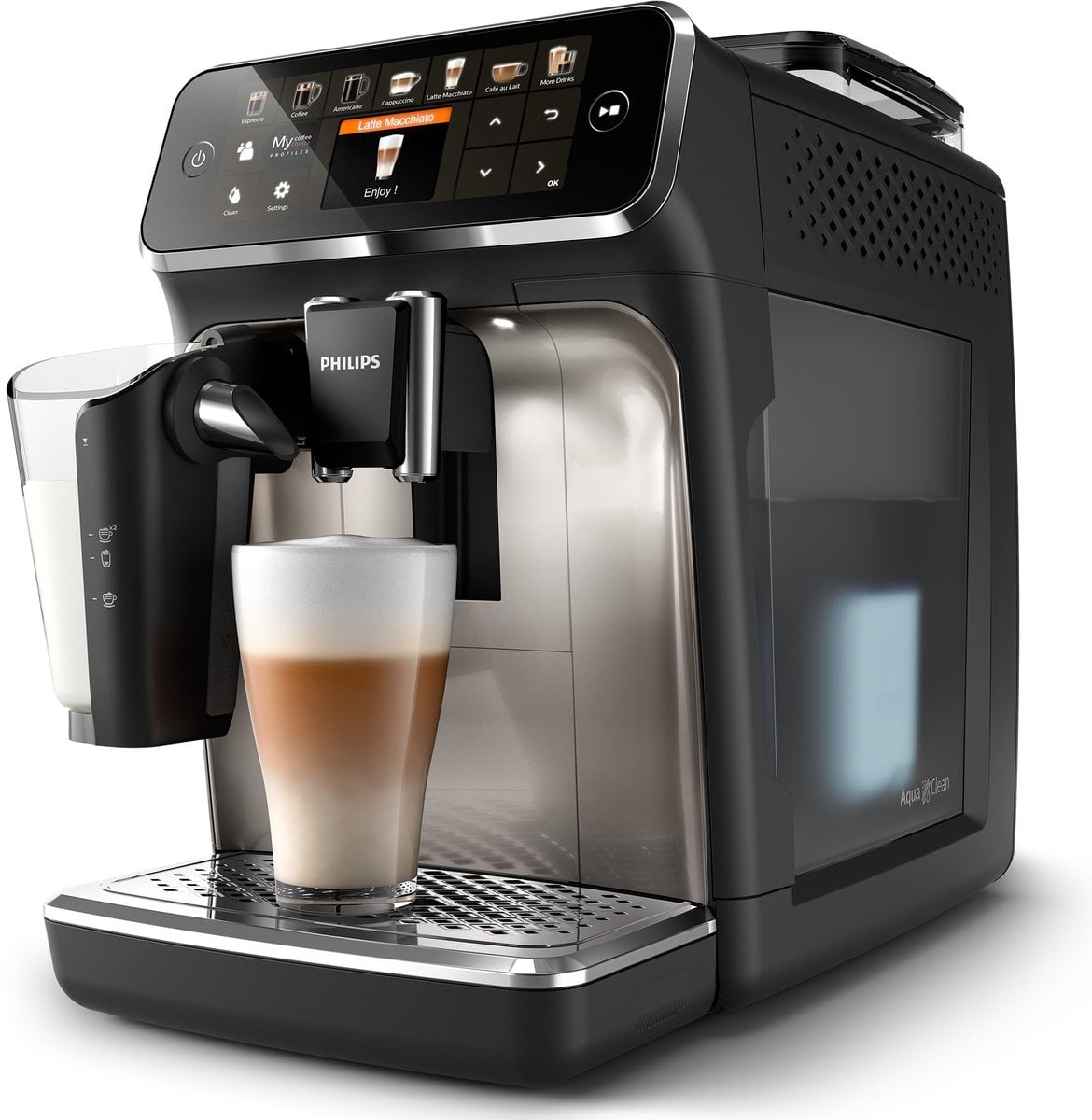 Philips LatteGo Series 5400 EP5447/90 Zwart - Koffiemachine