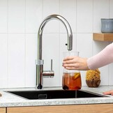Quooker Flex Round Chroom met COMBI+ reservoir - Kokendwaterkraan