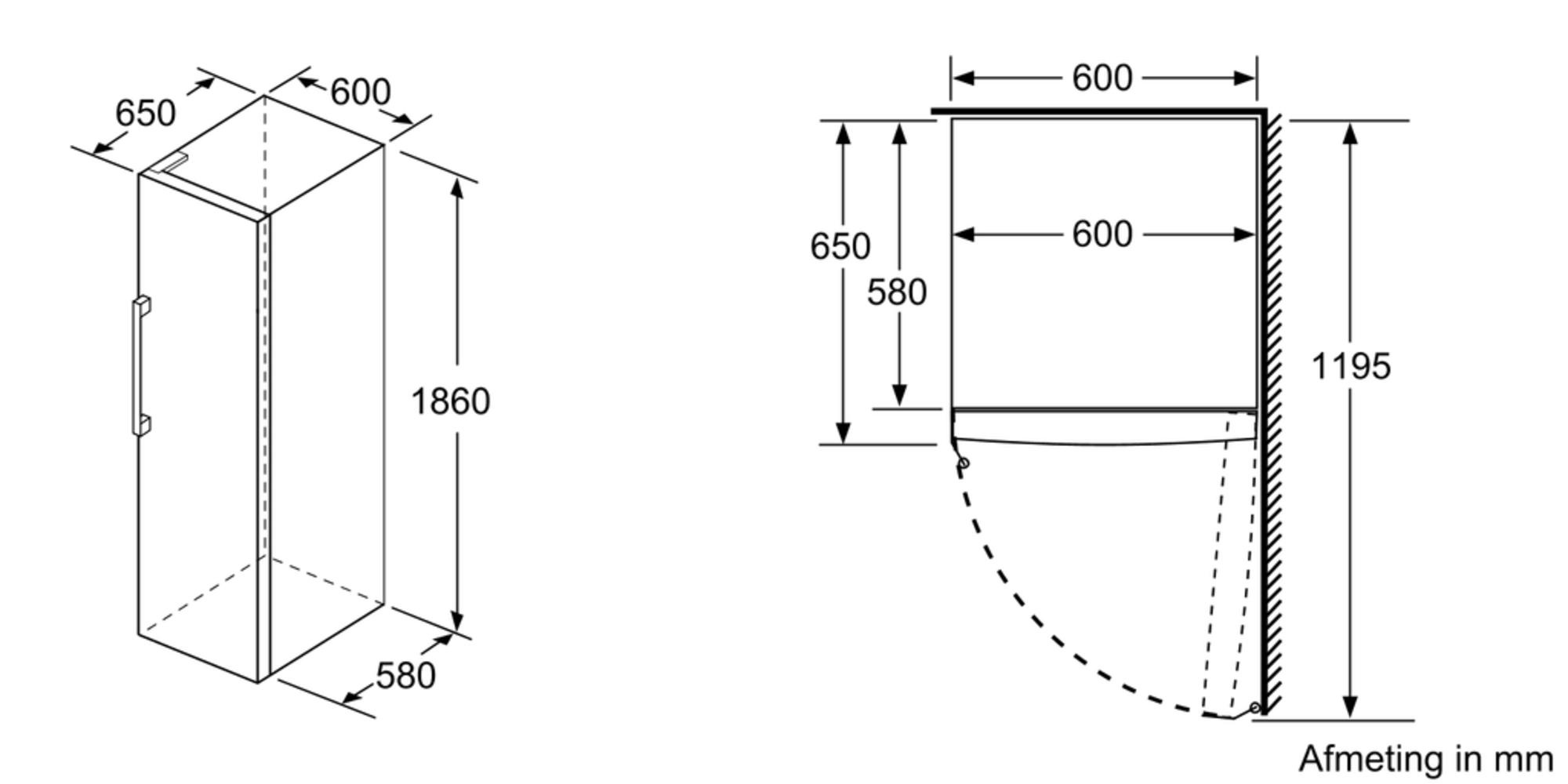 Bosch GSN33VWEP  - Vrieskast