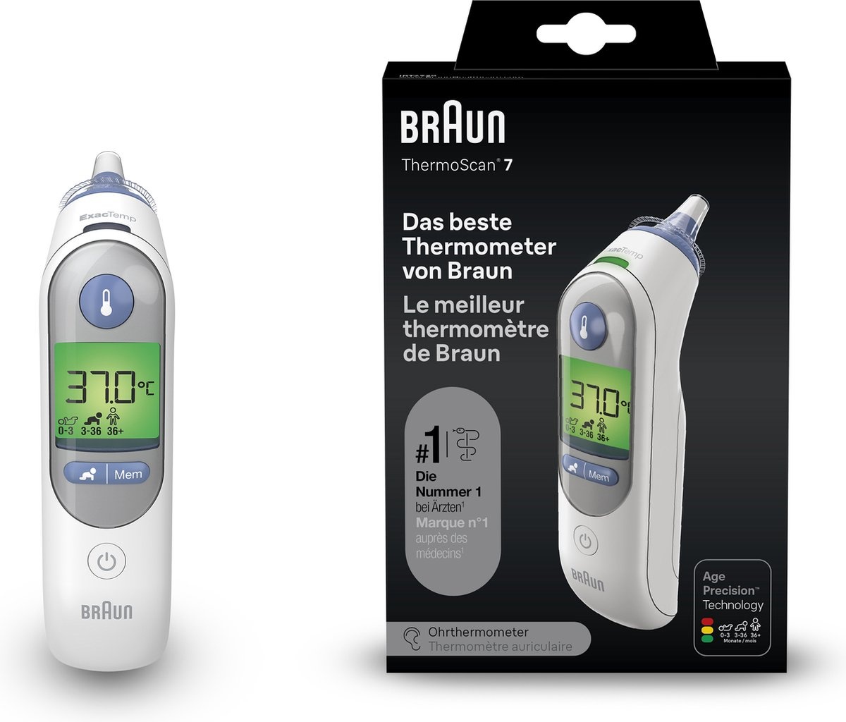 Braun IRT 6520 ThermoScan 7 - Lichaamsthermometer