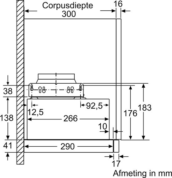 Bosch DFM064W54 - Vlakscherm afzuigkap