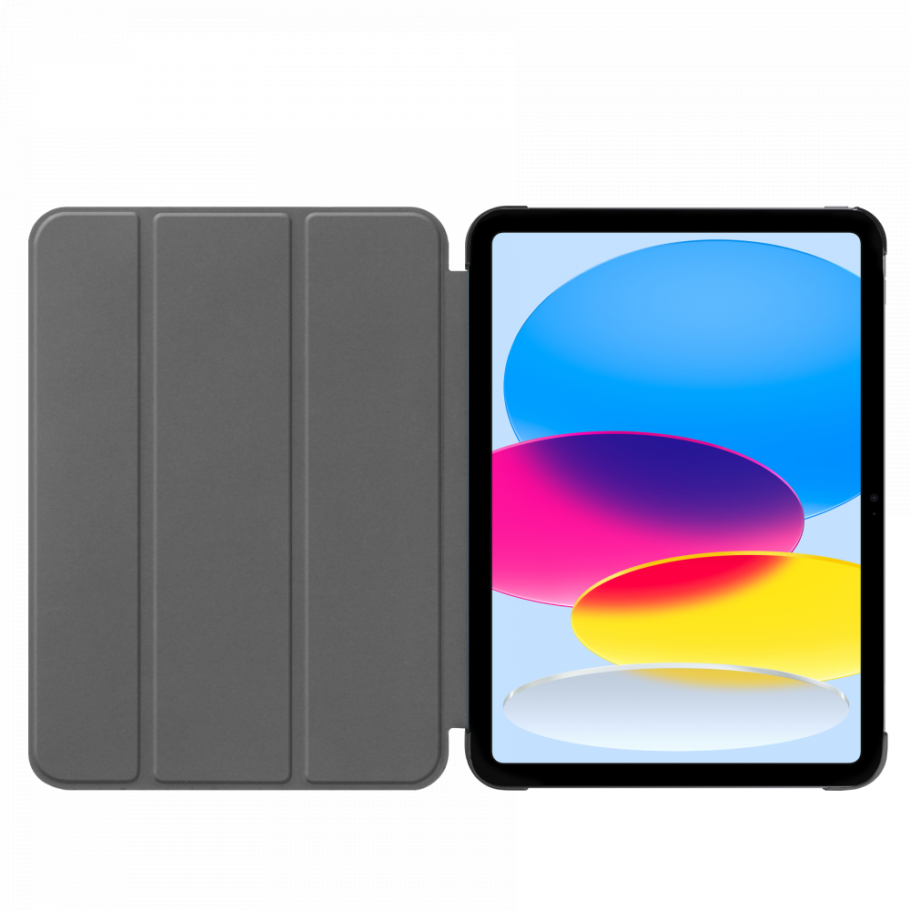 Just in Case Smart Tri-Fold Case - Apple iPad 2022 - Zwart - Tablethoes