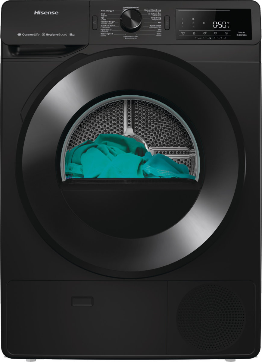 Hisense DH3V800UB/BLX - Warmtepompdroger