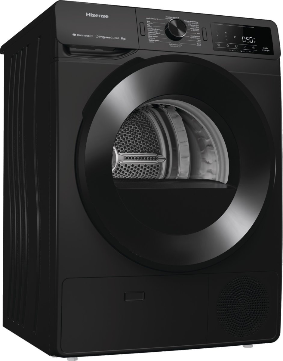 Hisense DH3V800UB/BLX - Warmtepompdroger