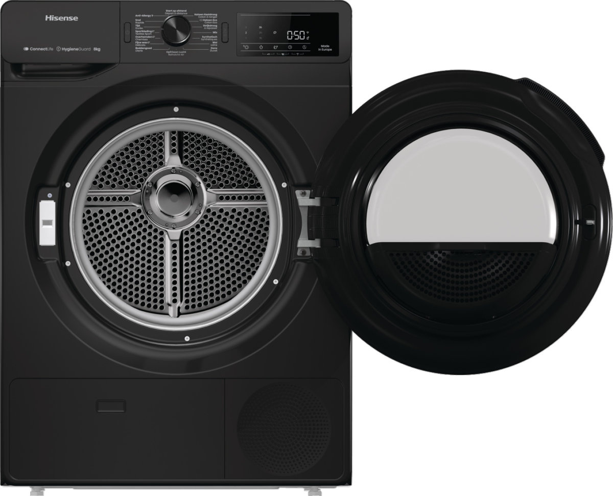 Hisense DH3V800UB/BLX - Warmtepompdroger