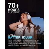 JLab JBuds LUX ANC Cloud White - Draadloze koptelefoon