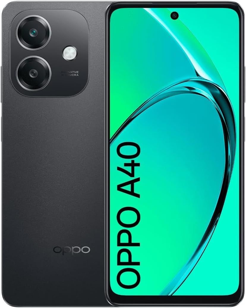 OPPO A40 128GB Sparkle Black - Mobiele telefoon