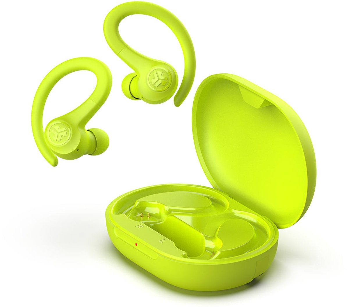 JLab Go Air Sport True Wireless Neon Geel - Sportoordopjes