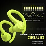 JLab Go Air Sport True Wireless Neon Geel - Sportoordopjes