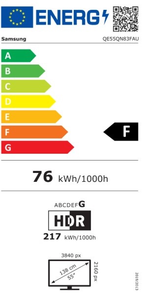 Samsung Neo QLED 4K 55QN83F (2025) - QLED TV