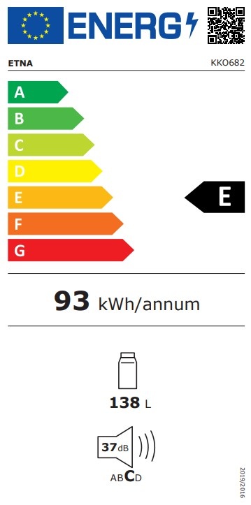 ETNA KKO682 - Onderbouw koelkast