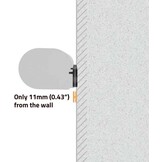 Nedis SBMT56BK Soundbarbeugel voor Sonos Arc Zwart