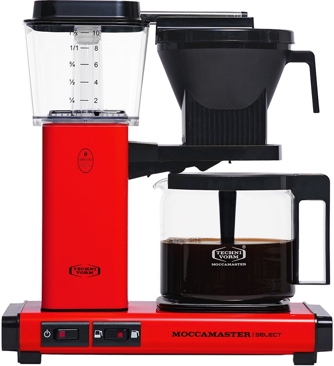 Moccamaster KBG Select (Red) - Koffiezetapparaat