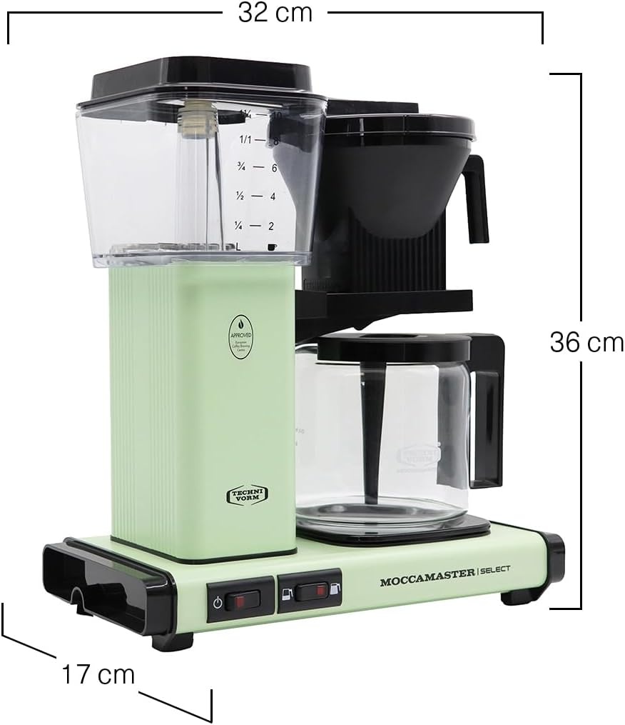 Moccamaster KBG Select (Pastel Green) - Koffiezetapparaat