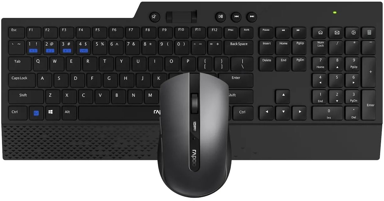 Rapoo 8200T - Toetsenbord + muis set
