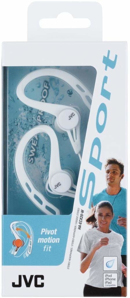 JVC HA-ECX20 Wit - Sportoordopjes