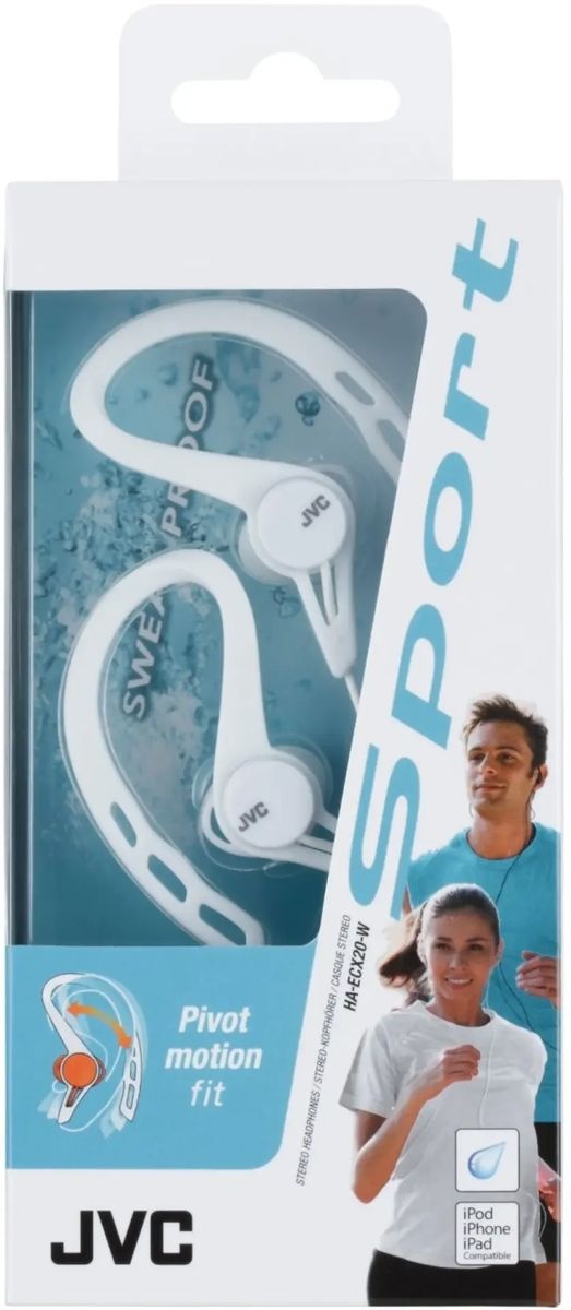 JVC HA-ECX20 Wit - Sportoordopjes