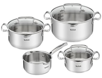 Tefal G719S7 Duetto+ 4-delige Pannenset