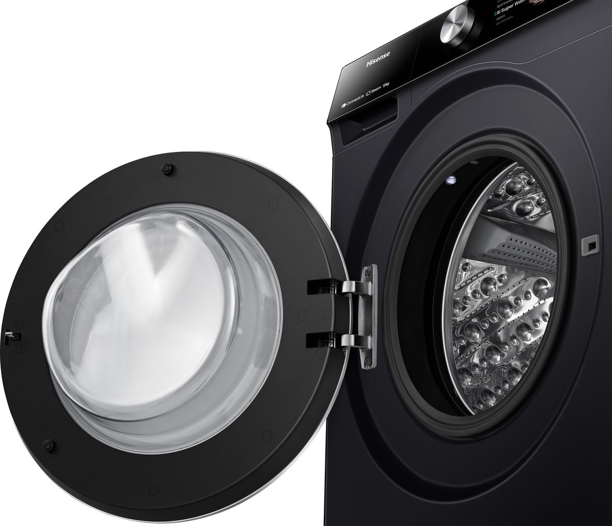 Hisense WF7S1247BB - Wasmachine