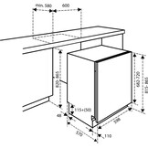 Inventum IVW6021A - Inbouw vaatwasser