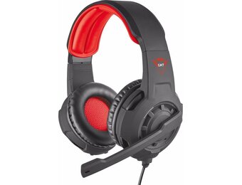 Trust GXT 310 Radius (Zwart/Rood) - Gaming headset