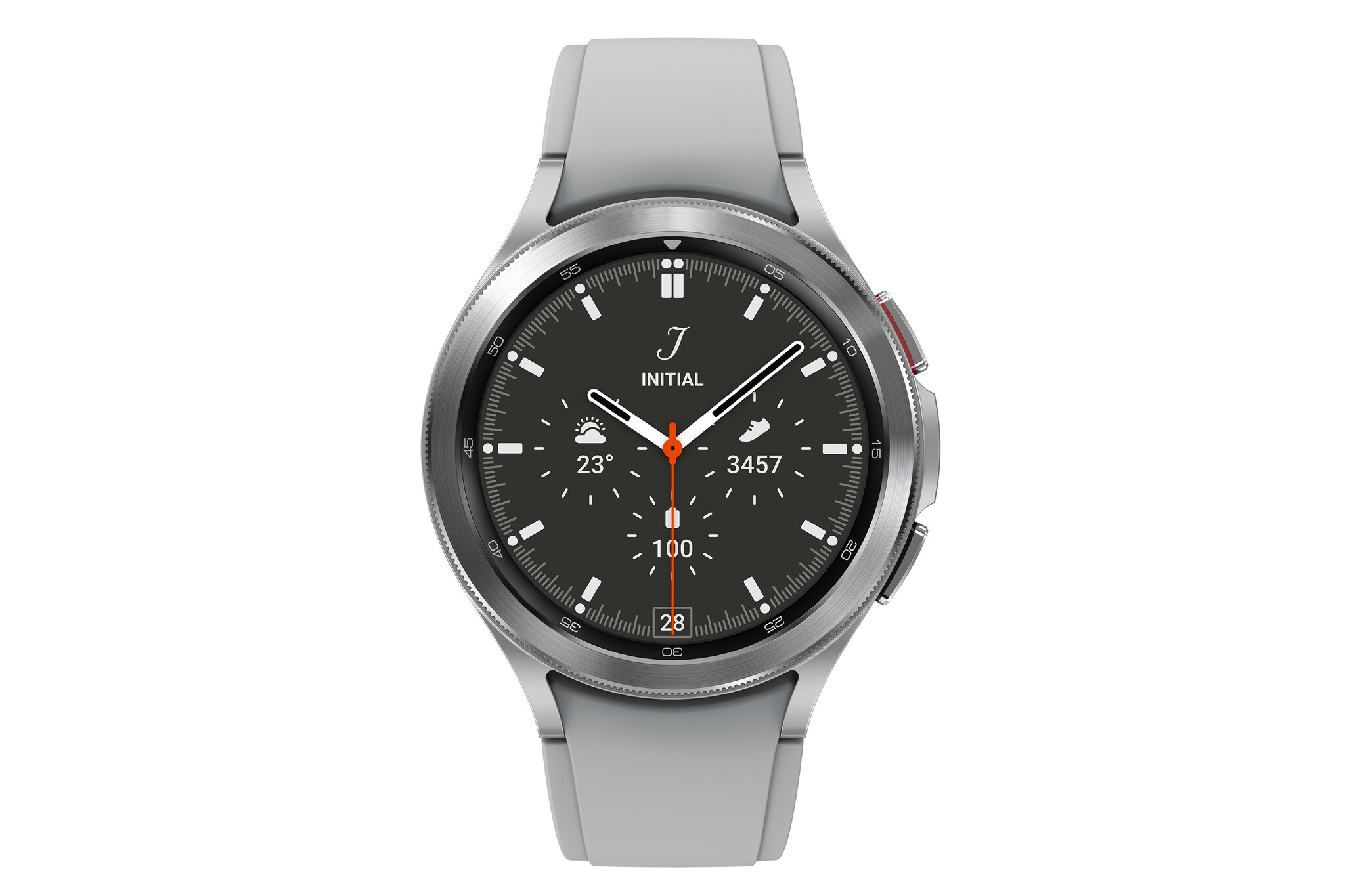 Samsung Galaxy Watch4 Classic 46mm Zilver - Smartwatch