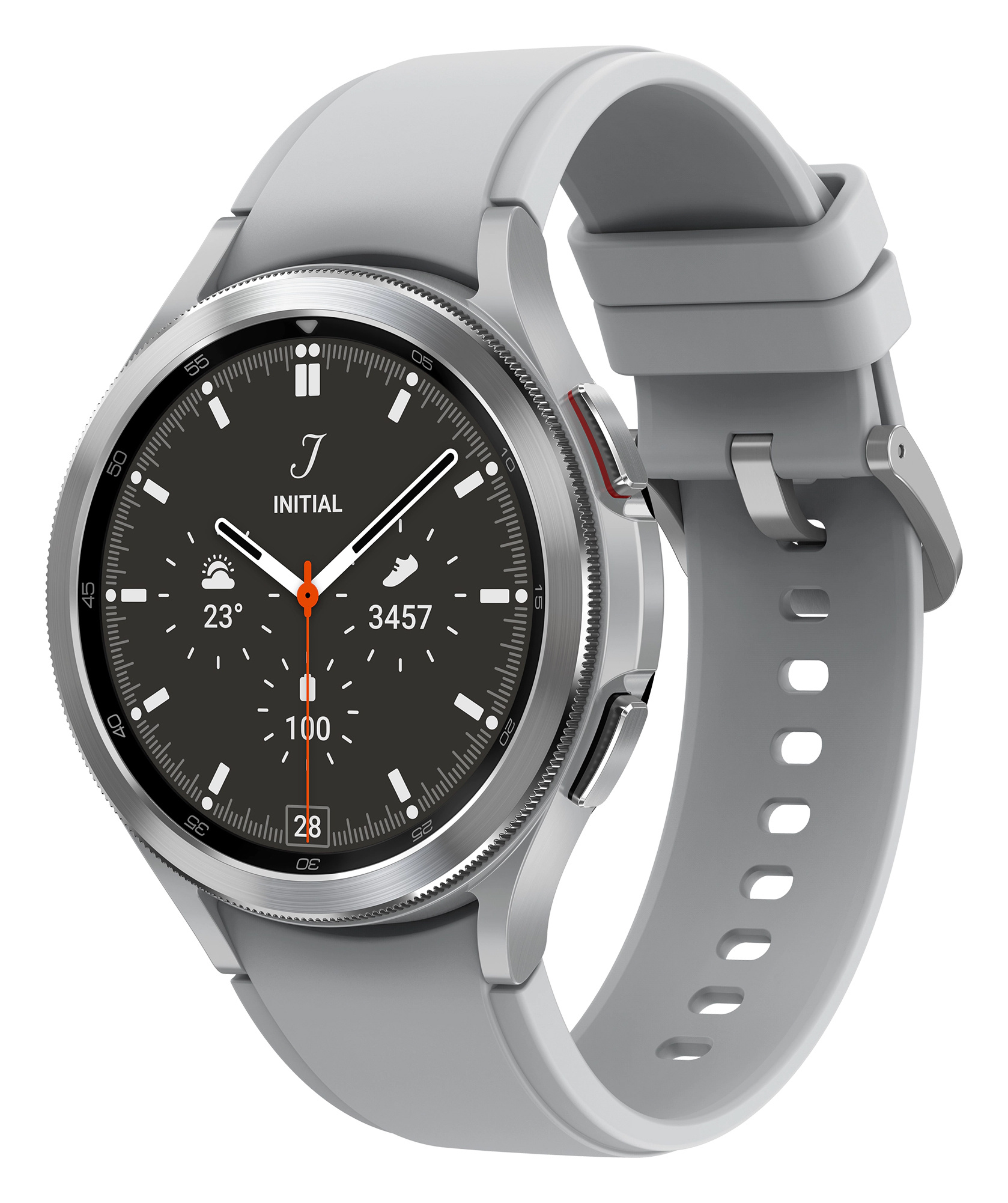 Samsung Galaxy Watch4 Classic 46mm Zilver - Smartwatch