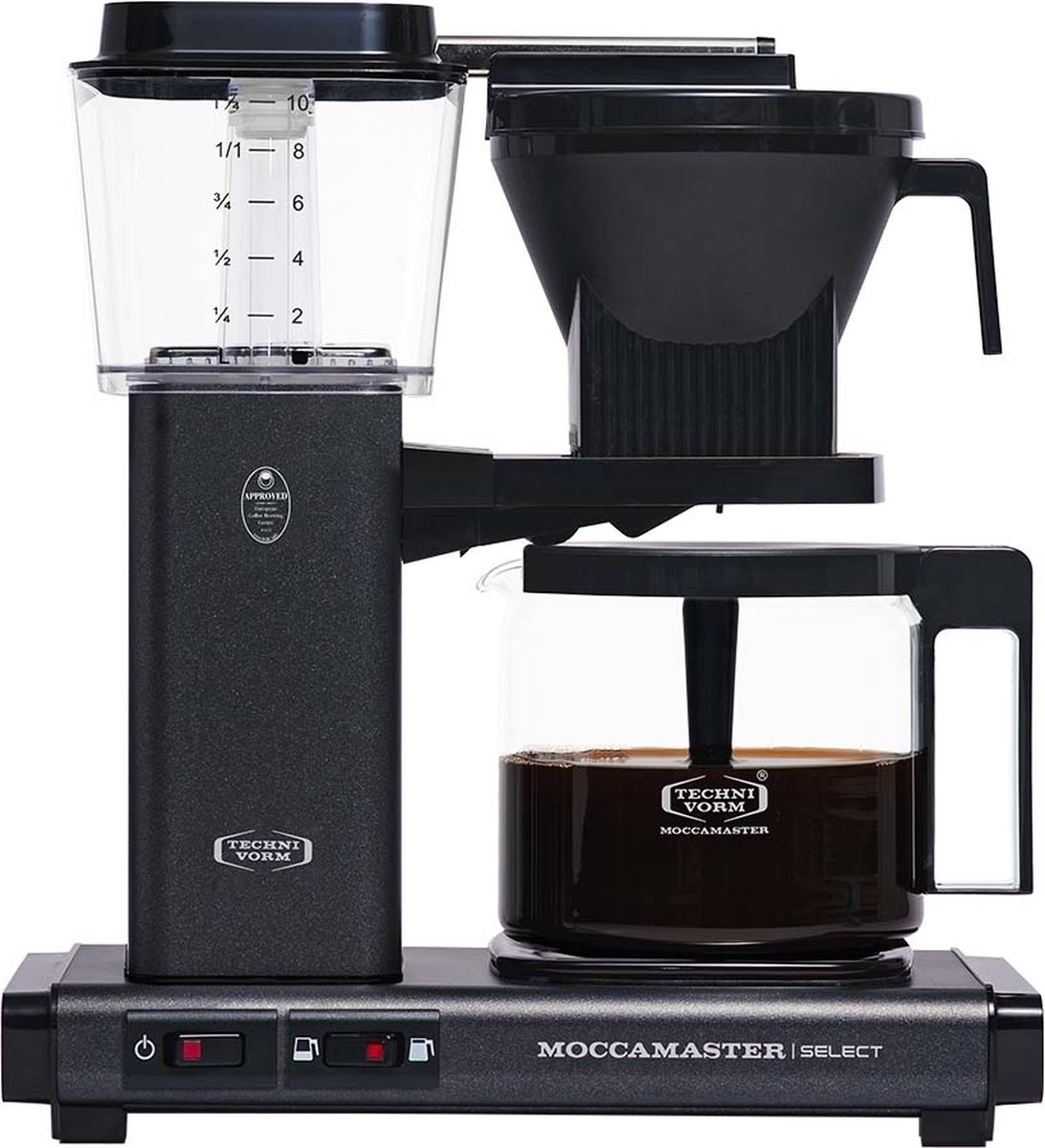 Moccamaster KBG Select (Stone Grey) - Koffiezetapparaat