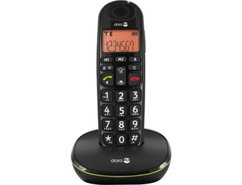 Doro PhoneEasy 100w Zwart - Senioren telefoon