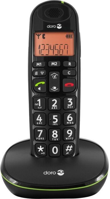 Doro PhoneEasy 100w Zwart - Senioren telefoon
