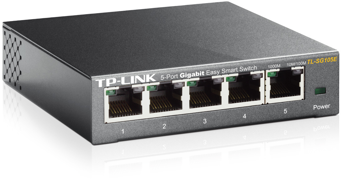 TP-Link TL-SG105E 5-poorts Gigabit Easy Smart - Netwerk switch