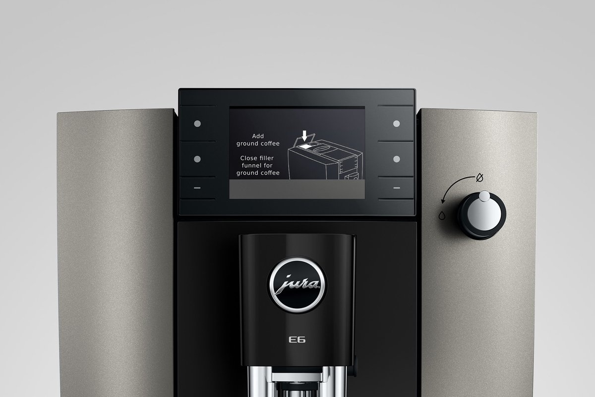 JURA E6 Dark Inox (ED) - Koffiemachine