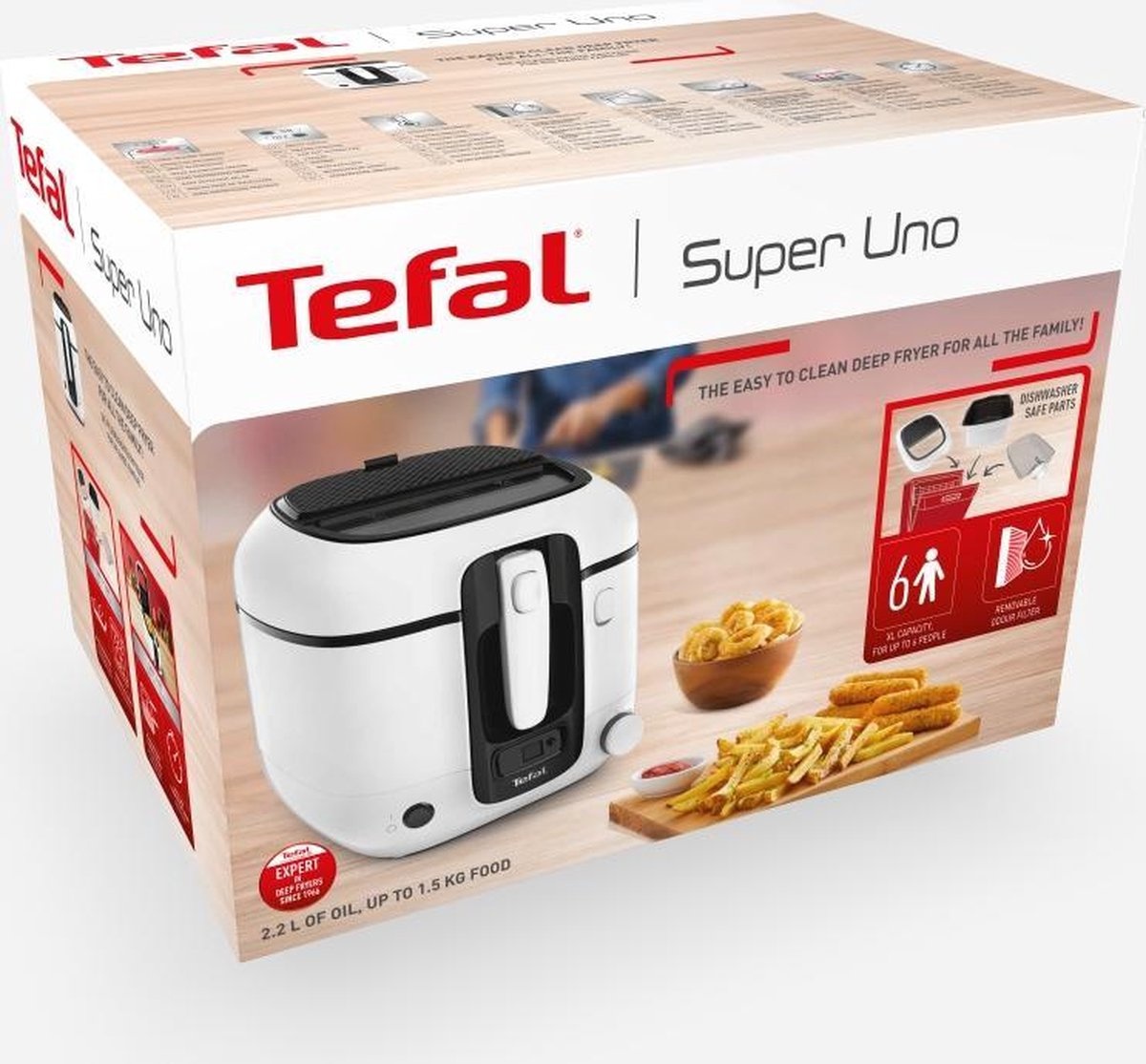 Tefal Super Uno FR3140 - Frituurpan