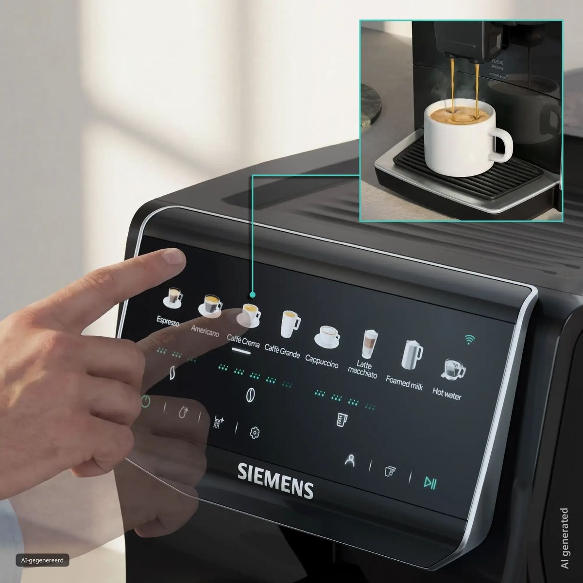 Siemens TP555EF5 EQ500 iAroma extraKlasse - Koffiemachine