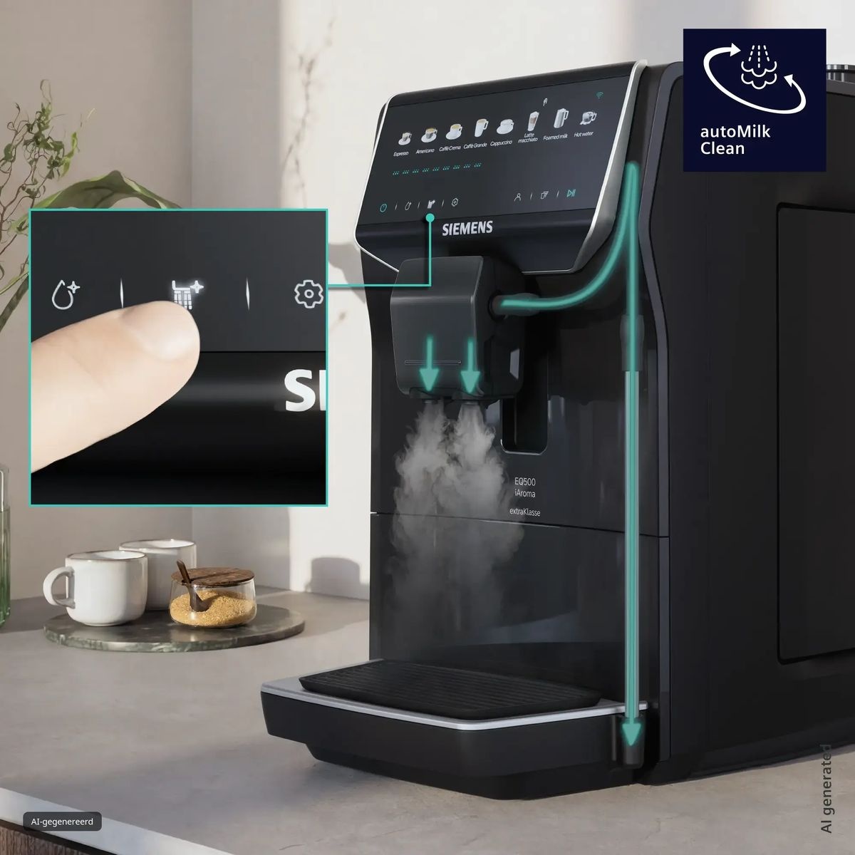 Siemens TP555EF5 EQ500 iAroma extraKlasse - Koffiemachine